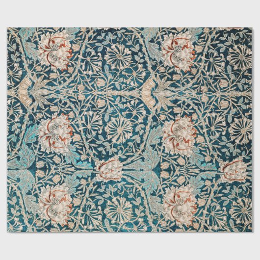 ARBEITSPAPIER: WILLIAM MORRIS : HONEYSUCKLE GESCHENKPAPIER (Flach)