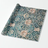 ARBEITSPAPIER: WILLIAM MORRIS : HONEYSUCKLE GESCHENKPAPIER (Ungerollt)