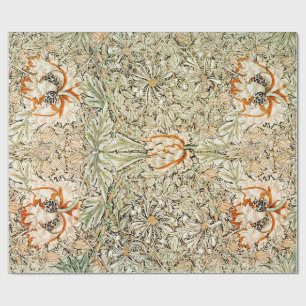 ARBEITSPAPIER: WILLIAM MORRIS : HONEYSUCKLE GESCHENKPAPIER