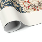 ARBEITSPAPIER: WILLIAM MORRIS : HONEYSUCKLE GESCHENKPAPIER (Rolleneckpunkt)