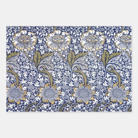 ARBEITSPAPIER : WILLIAM MORRIS : KENNET GESCHENKPAPIER SET (Vorderseite 2)
