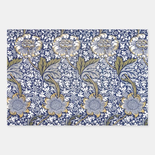 ARBEITSPAPIER : WILLIAM MORRIS : KENNET GESCHENKPAPIER SET (Vorderseite)