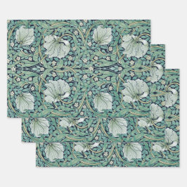 ARBEITSPAPIER : WILLIAM MORRIS : PIMPERNEL GESCHENKPAPIER SET