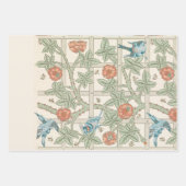 ARBEITSPAPIER : WILLIAM MORRIS : TRELLIS GESCHENKPAPIER SET (Vorderseite)