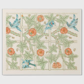ARBEITSPAPIER: WILLIAM MORRIS : TRELLIS PATTERN GESCHENKPAPIER (Flach)