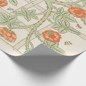 ARBEITSPAPIER: WILLIAM MORRIS : TRELLIS PATTERN GESCHENKPAPIER (Ecke)