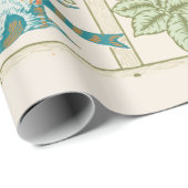 ARBEITSPAPIER: WILLIAM MORRIS : TRELLIS PATTERN GESCHENKPAPIER (Rolleneckpunkt)