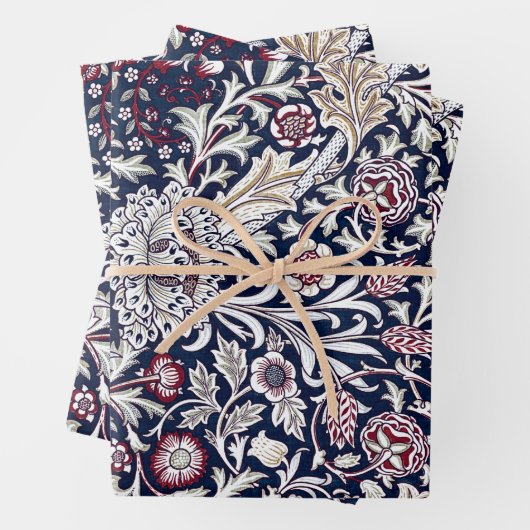 ARBEITSPAPIER : WILLIAM MORRIS : TRENT GESCHENKPAPIER SET (Beispiel)