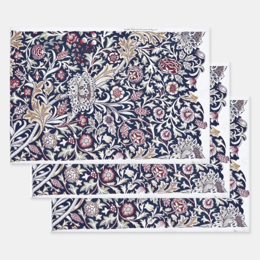 ARBEITSPAPIER : WILLIAM MORRIS : TRENT GESCHENKPAPIER SET (Set)