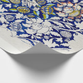 ARBEITSPAPIER: WILLIAM MORRIS : WATERCOLOR GESCHENKPAPIER (Ecke)