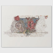 ARBEITSPAPIER: WILLIAM MORRISE: HONEYSUCKLE GESCHENKPAPIER (Flach)