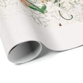 ARBEITSPAPIER: WILLIAM MORRISE: JASMINE GESCHENKPAPIER (Rolleneckpunkt)