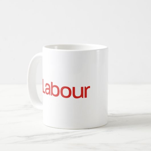 ArbeitsParty Großbritannien Kaffeetasse (Vorderseite Links)