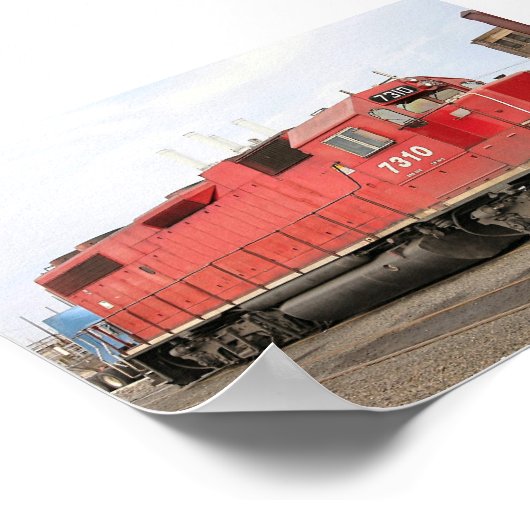 Arbeitspferd Poster (Ecke)