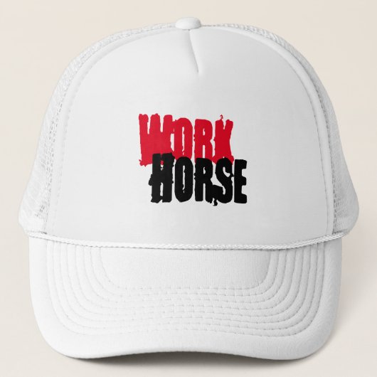 Arbeitspferd Trucker Hat Truckerkappe (Vorderseite)