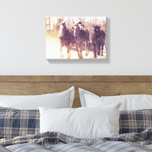 Arbeitspferde Leinwanddruck (Insitu (Schlafzimmer))