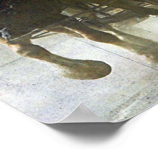 Arbeitspferde Poster (Ecke)