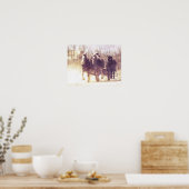 Arbeitspferde Poster (Küche)