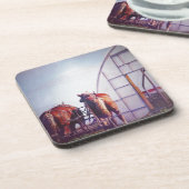 Arbeitspferde Untersetzer (Linke Seite)