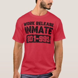 Arbeitsplatz Arbeiter Insasse Häftling Halloween - T-Shirt