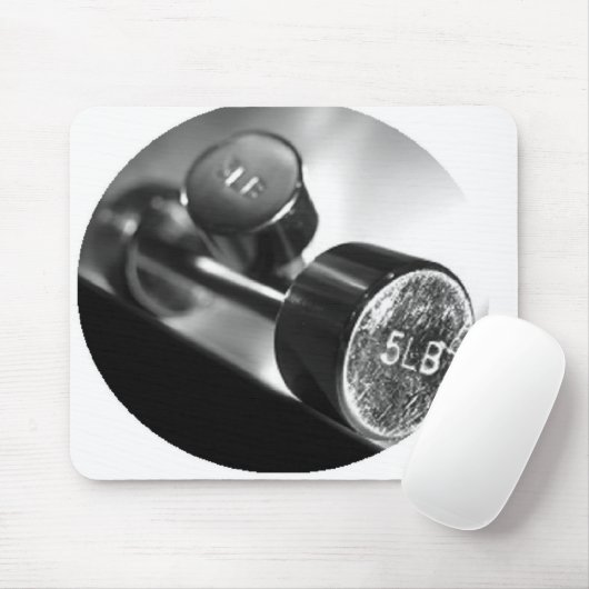 Arbeitsplatz Dumbbells Mousepad (Mit Mouse)
