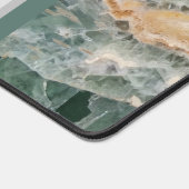 Arbeitsplatz Gemstone Green Yellow Gem Foto Office Schreibtischunterlage (Ecke)