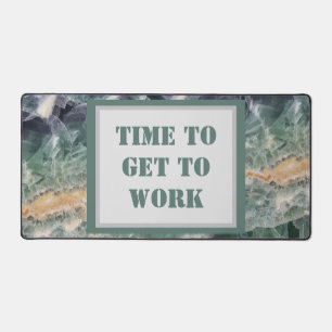 Arbeitsplatz Gemstone Green Yellow Gem Foto Office Schreibtischunterlage