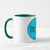 Arbeitsplatz-Glück Tasse (Links)