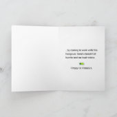 Arbeitsplatz Humor Kater Lustig St. Patrick Karte (Innenseite)
