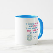 Arbeitsplatz Logik Lustiger Kaffee Tasse (VorderseiteRechts)