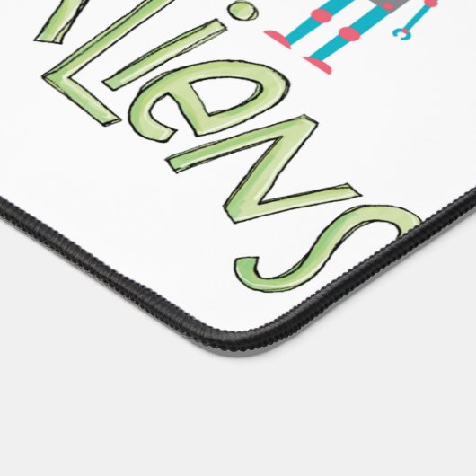 Arbeitsplatz-Mat-Außerirdische Schreibtischunterlage (Ecke)