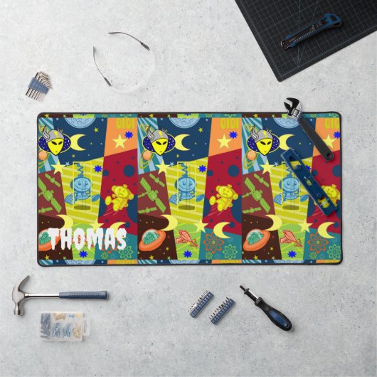 Arbeitsplatz-Mat-Außerirdische Schreibtischunterlage (Arbeitsplatz)