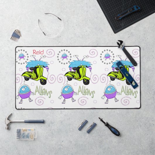 Arbeitsplatz-Mat-Außerirdische Schreibtischunterlage (Arbeitsplatz)