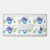 Arbeitsplatz-Mat-Außerirdische Schreibtischunterlage (Tastatur & Maus)