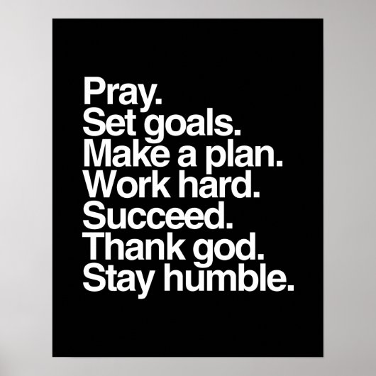 Arbeitsplatz Motivierend Poster (Vorne)