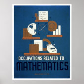 Arbeitsplätze in Mathematik 1937 WPA Poster (Vorne)
