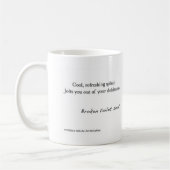 Arbeitsplatzhaiku-Kaffee-Tasse "gebrochener Kaffeetasse (Links)