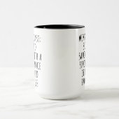Arbeitsprognose Scattered Sarcasm, Funny Work best Tasse (Zentrum)