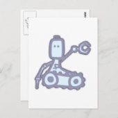 Arbeitsroboter Postkarte (Vorne/Hinten)