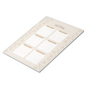 Arbeitsroutinemanager der jüdischen Mama 2 Notizblock (angewinkelt)