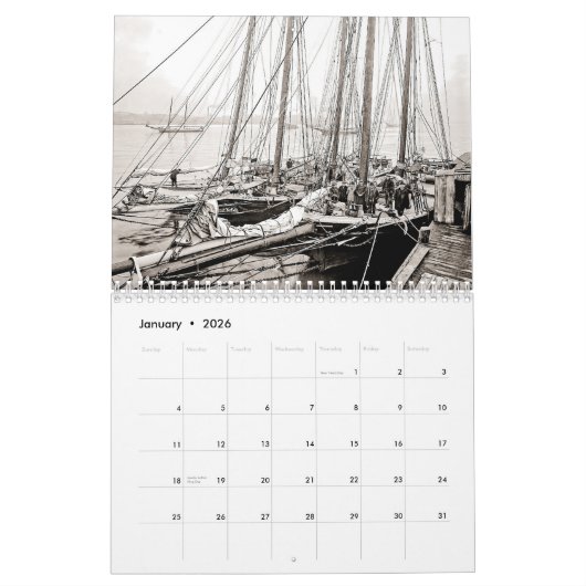 Arbeitsschiff Kalender (Jan 2026)