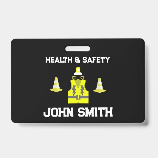 Arbeitsschutz Ausweis (Vorderseite)