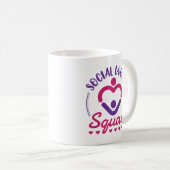 Arbeitsschwerpunkt Sozialarbeiter LCSW Kaffeetasse (VorderseiteRechts)
