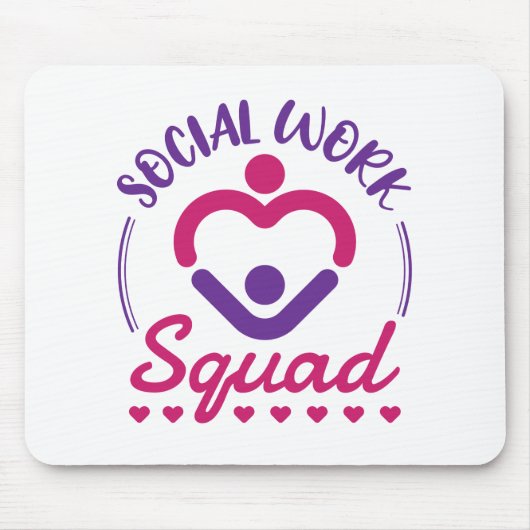 Arbeitsschwerpunkt Sozialarbeiter LCSW Mousepad (Vorne)