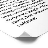 Arbeitsschwester Poster (Ecke)