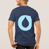 Arbeitsshirt (Opti Clean) Tri-Blend Shirt (Rückseite)