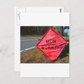 ARBEITSSIGN POSTKARTE (Vorne/Hinten)