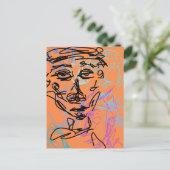 Arbeitsskizze für Funky Line Postkarte (Stehend Vorderseite)