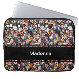 Arbeitsstress schwarz laptopschutzhülle