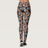 Arbeitsstress schwarz leggings (Rückseite)